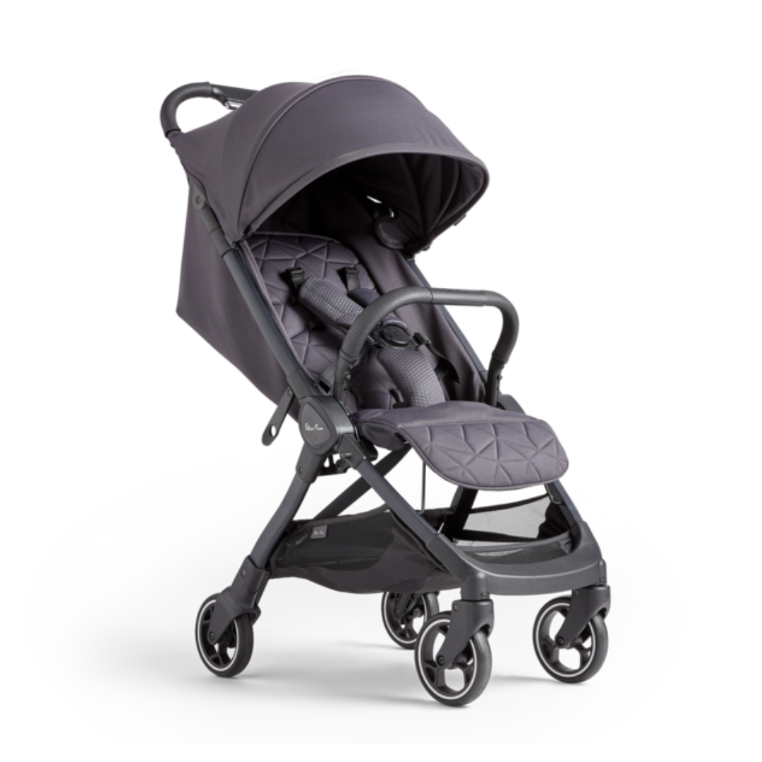 Grey stroller sales with footmuff