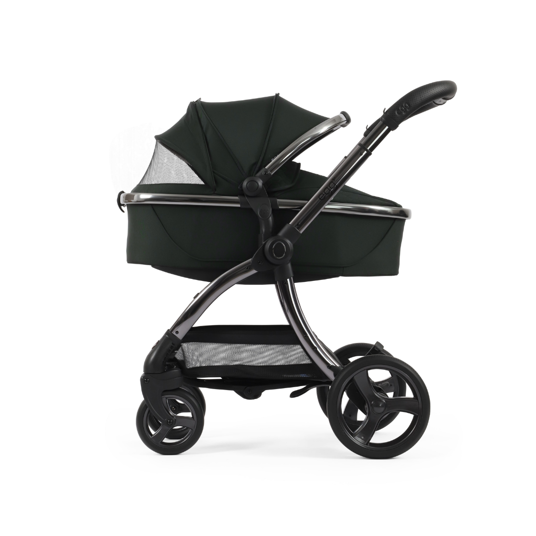 Egg 3 Stroller Luxury Travel System with Egg i-Size Car Seat | Black Olive