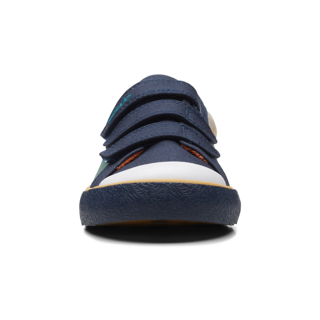 Clarks Foxing Play Kids Shoes | Navy