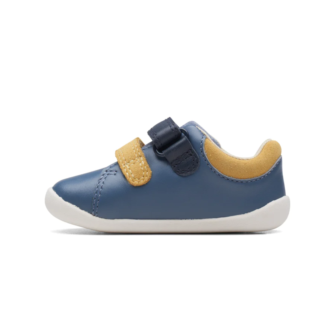 Clarks Roamer Race Toddler Shoes | Denim Blue 