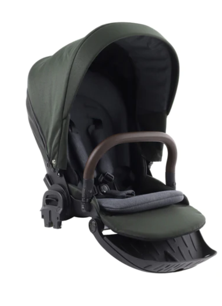 Babystyle Prestige 13 Piece Vogue Travel System - Spruce Green with Copper Gold Chassis (Brown Handle)