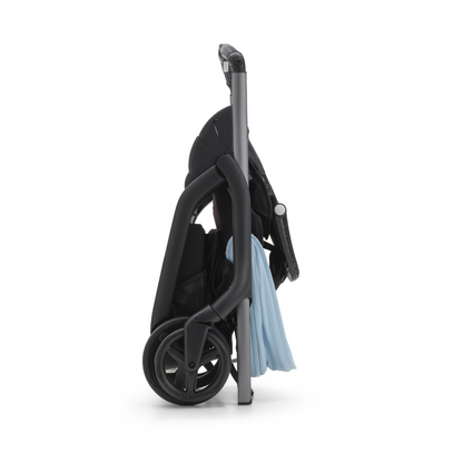 Bugaboo Dragonfly Ultimate Bundle  with Maxi-Cosi Cabriofix i-Size Car Seat - Graphite/Midnight Black with Skyline Blue