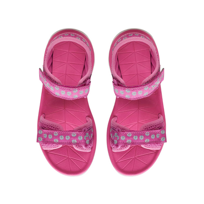 Clarks Surfing Tide Kids Sandals | Hot Pink
