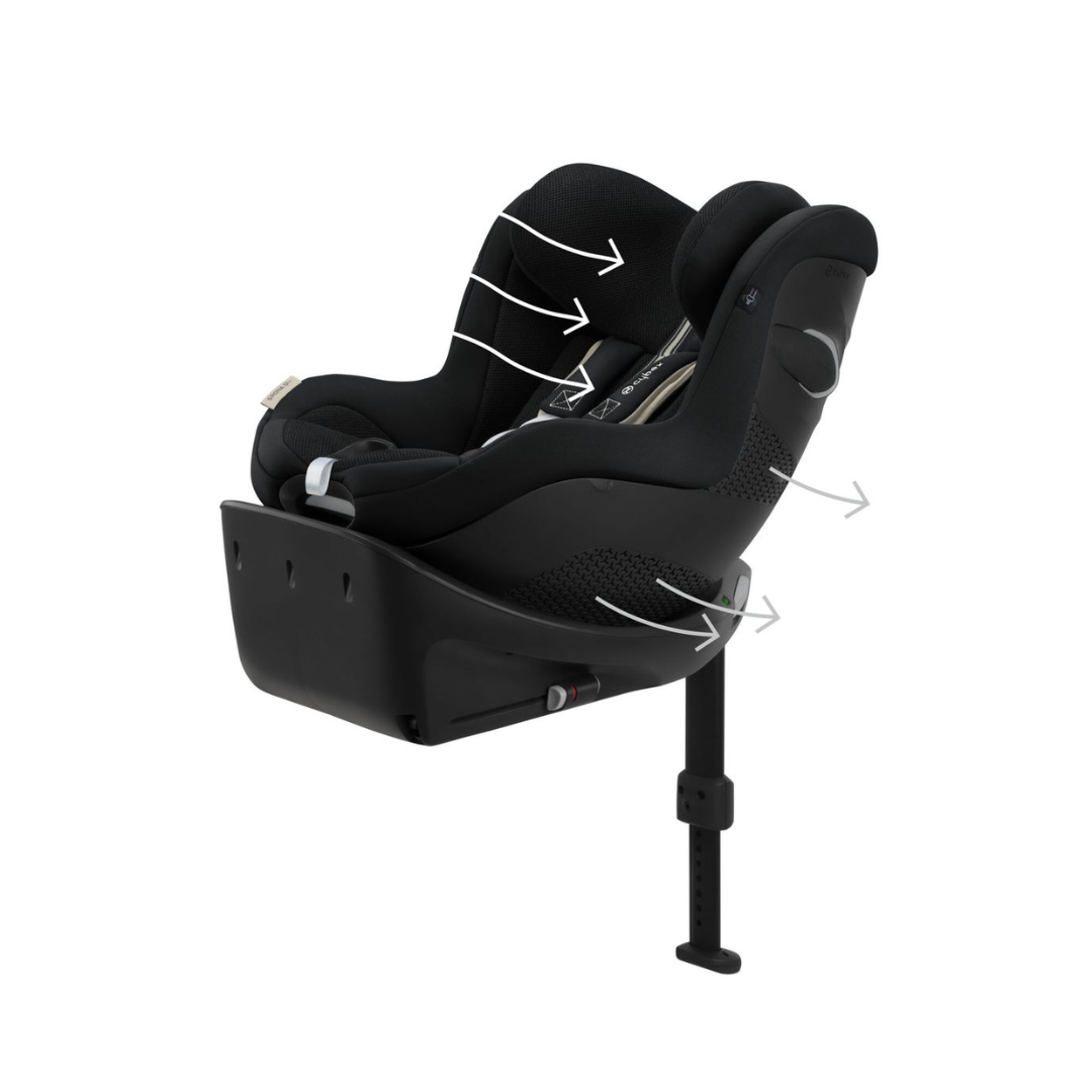 Cybex Sirona Gi Plus i-Size Car Seat | Moon Black