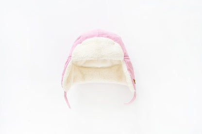 Juddlies Winter Hats Herringbone Pink - Small (0-3 Months)