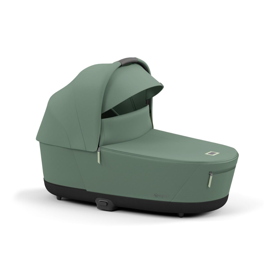 Cybex Priam Pushchair & Lux Carrycot | Leaf Green & Rose Gold