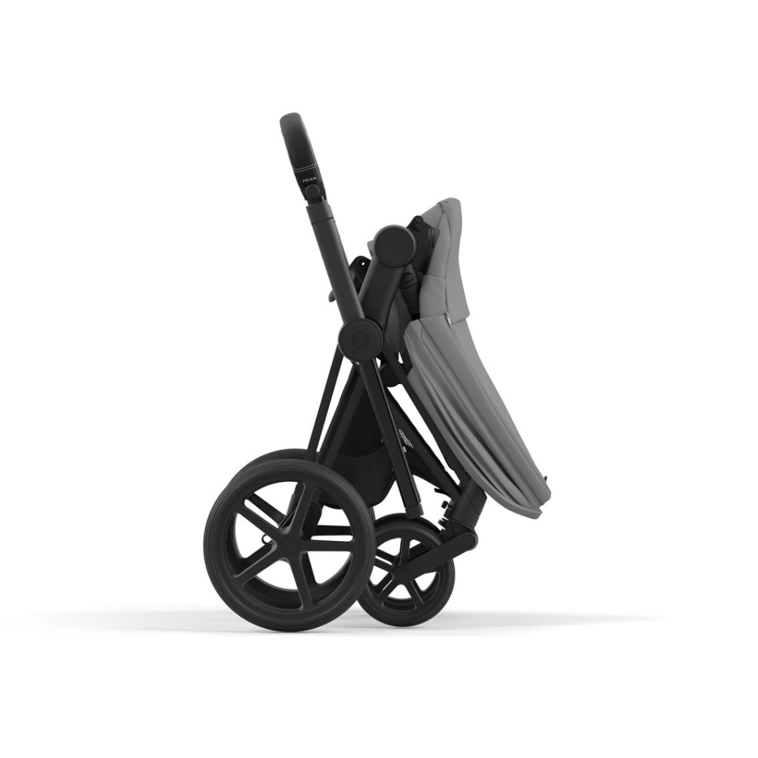 Cybex Priam Pushchair & Cloud T Travel System | Mirage Grey & Matt Black Chassis