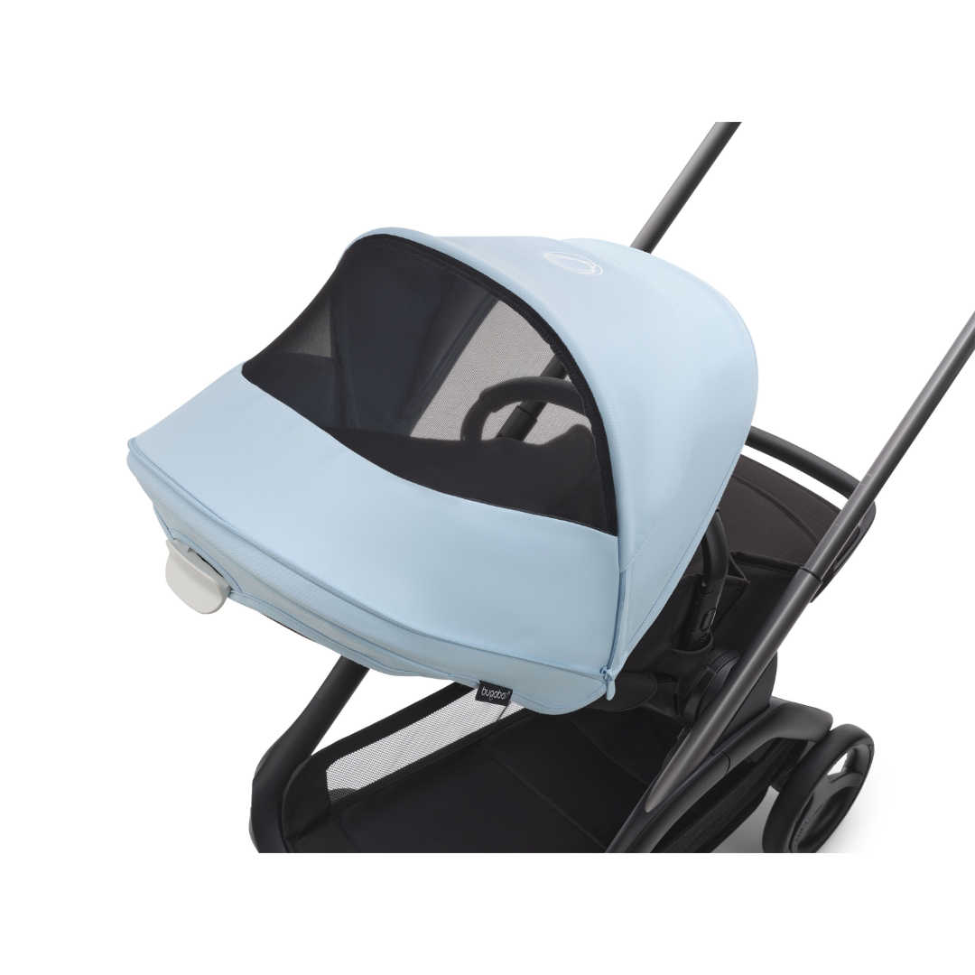 Bugaboo Dragonfly Ultimate Bundle  with Maxi-Cosi Cabriofix i-Size Car Seat - Graphite/Midnight Black with Skyline Blue