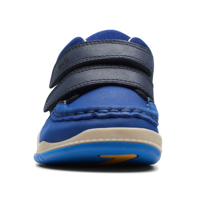 Clarks Noodle Play Toddler Shoes | Navy Combi