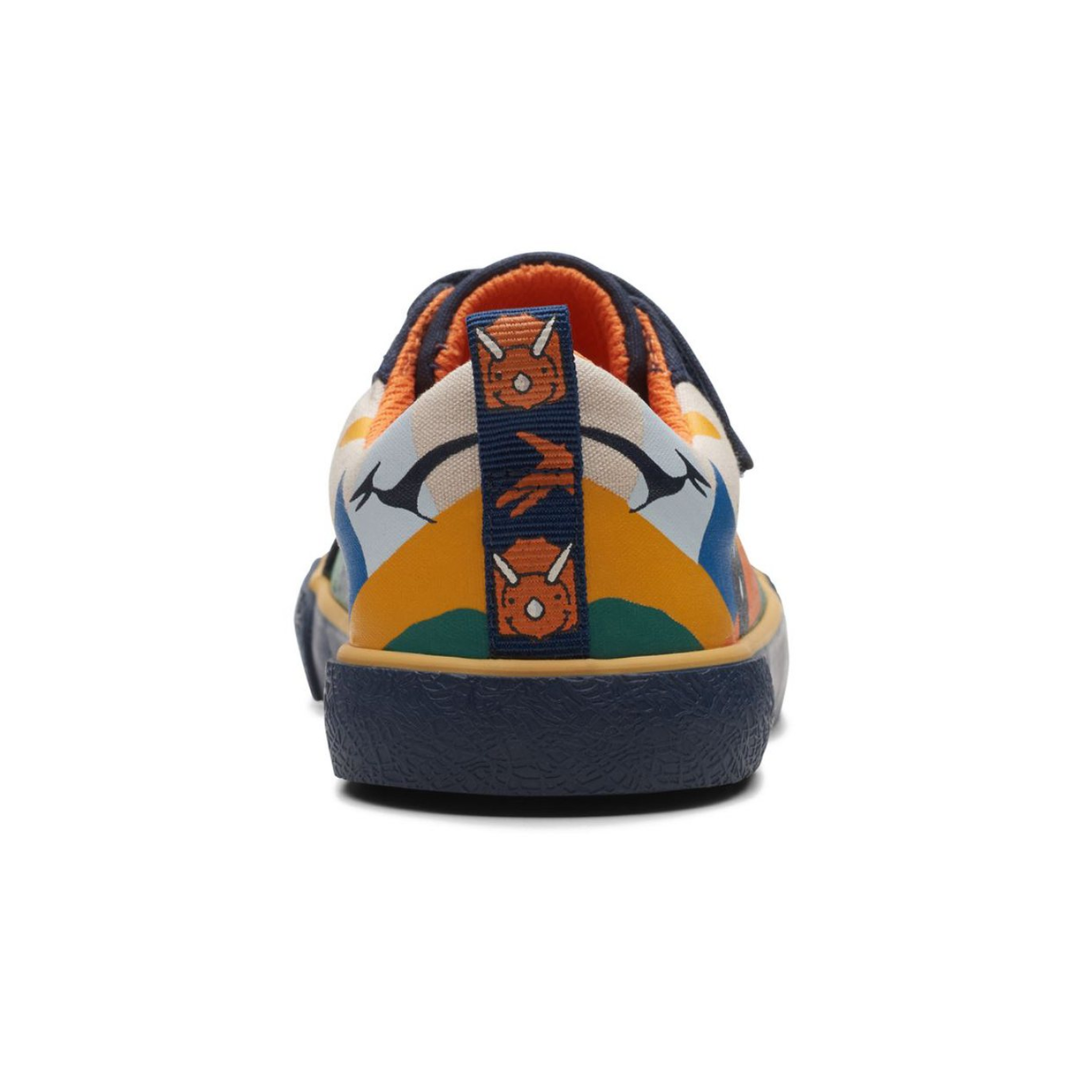 Clarks Foxing Play Kids Shoes | Navy