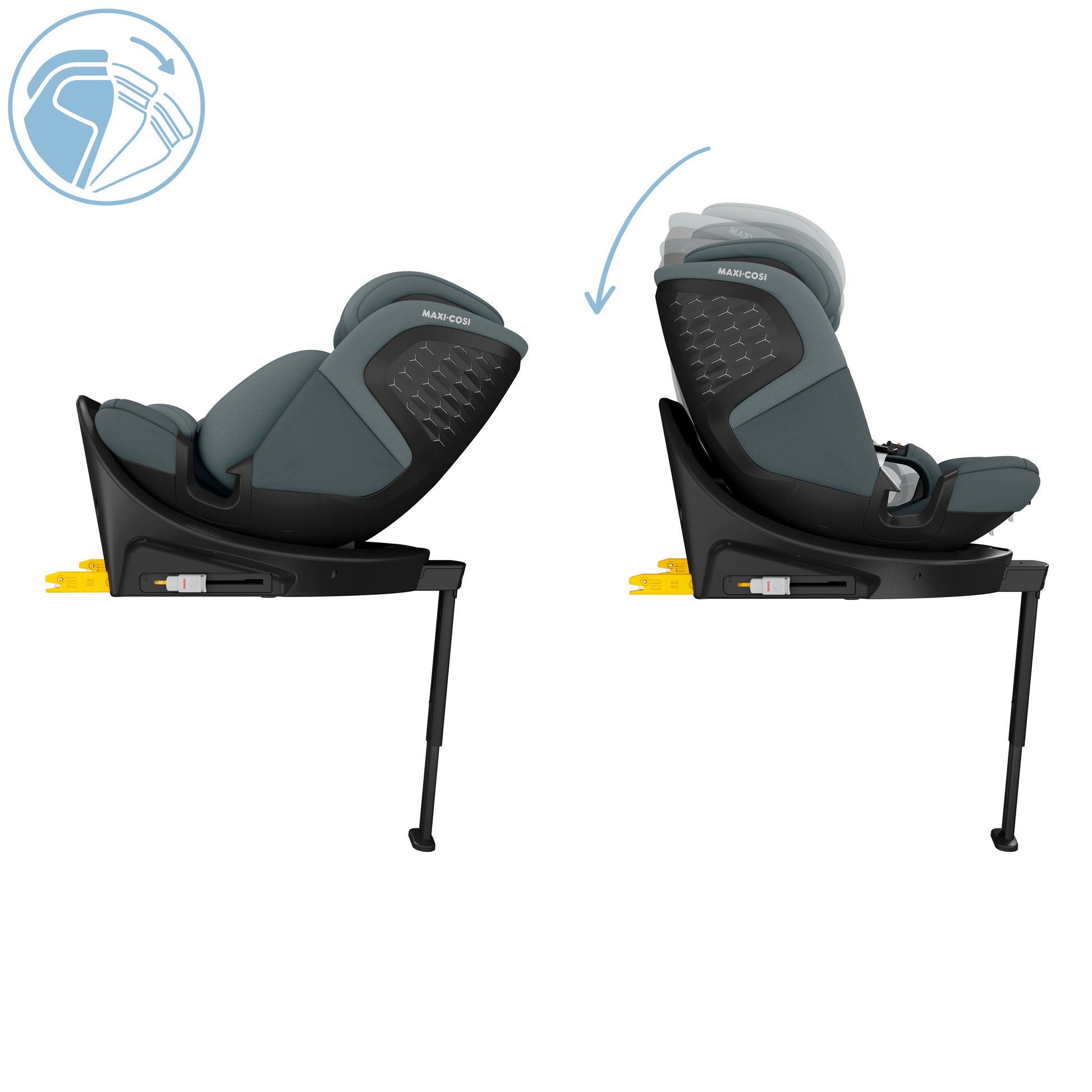 Maxi Cosi Emerald 360 S Car Seat | Tonal Graphite