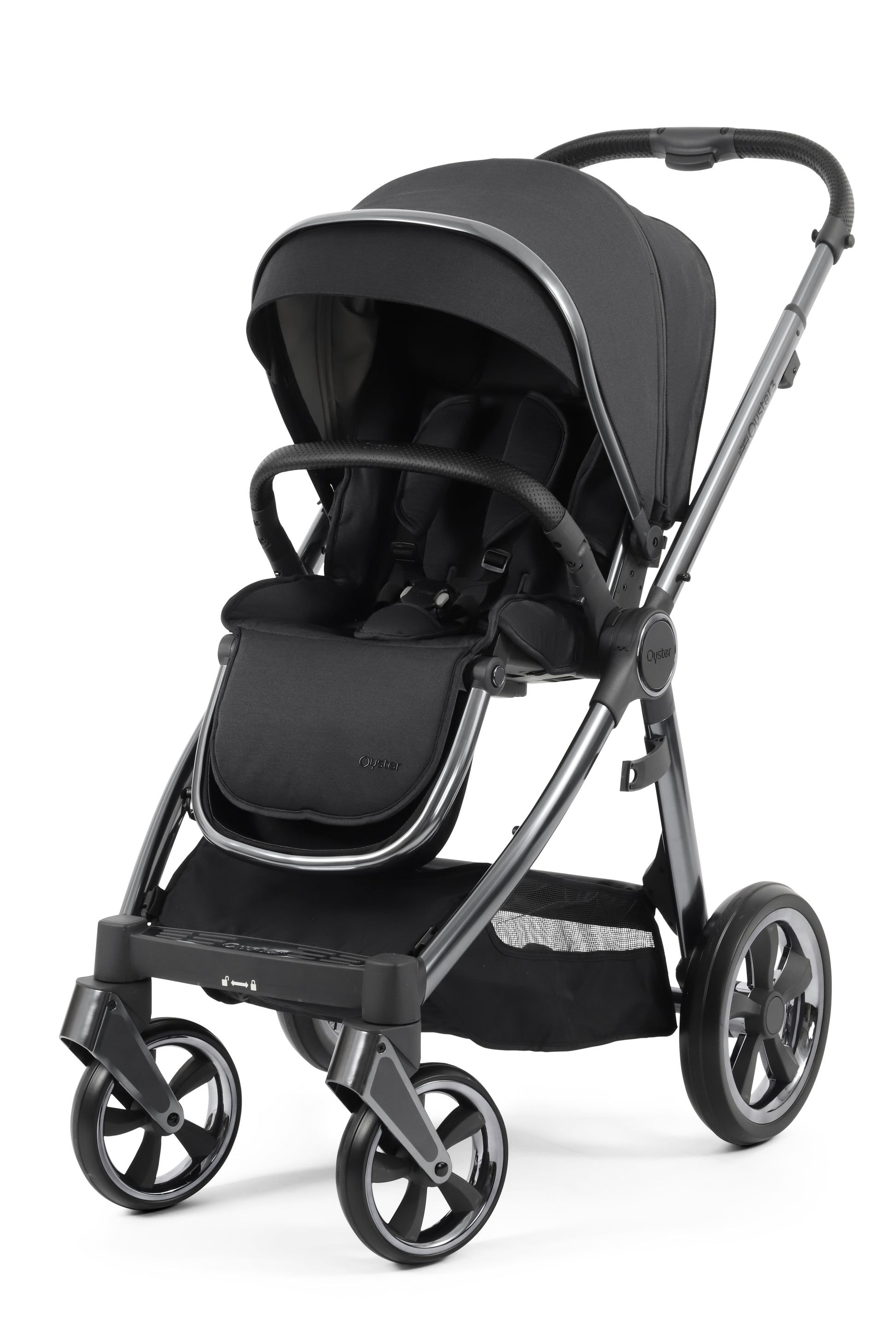 Oyster 3 Ultimate 12 Piece Maxi Cosi Pebble Pro 360 Travel System | Carbonite (Gun Metal Chassis)