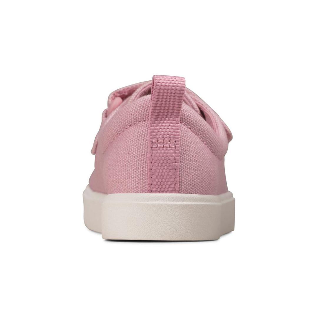 Clarks City Bright Toddler Shoes | Pink Canvas