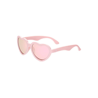 Babiators Original Mirrored Heart Sunglasses - Ballerina Pink - Ballerina Pink / 0-2y (Junior)