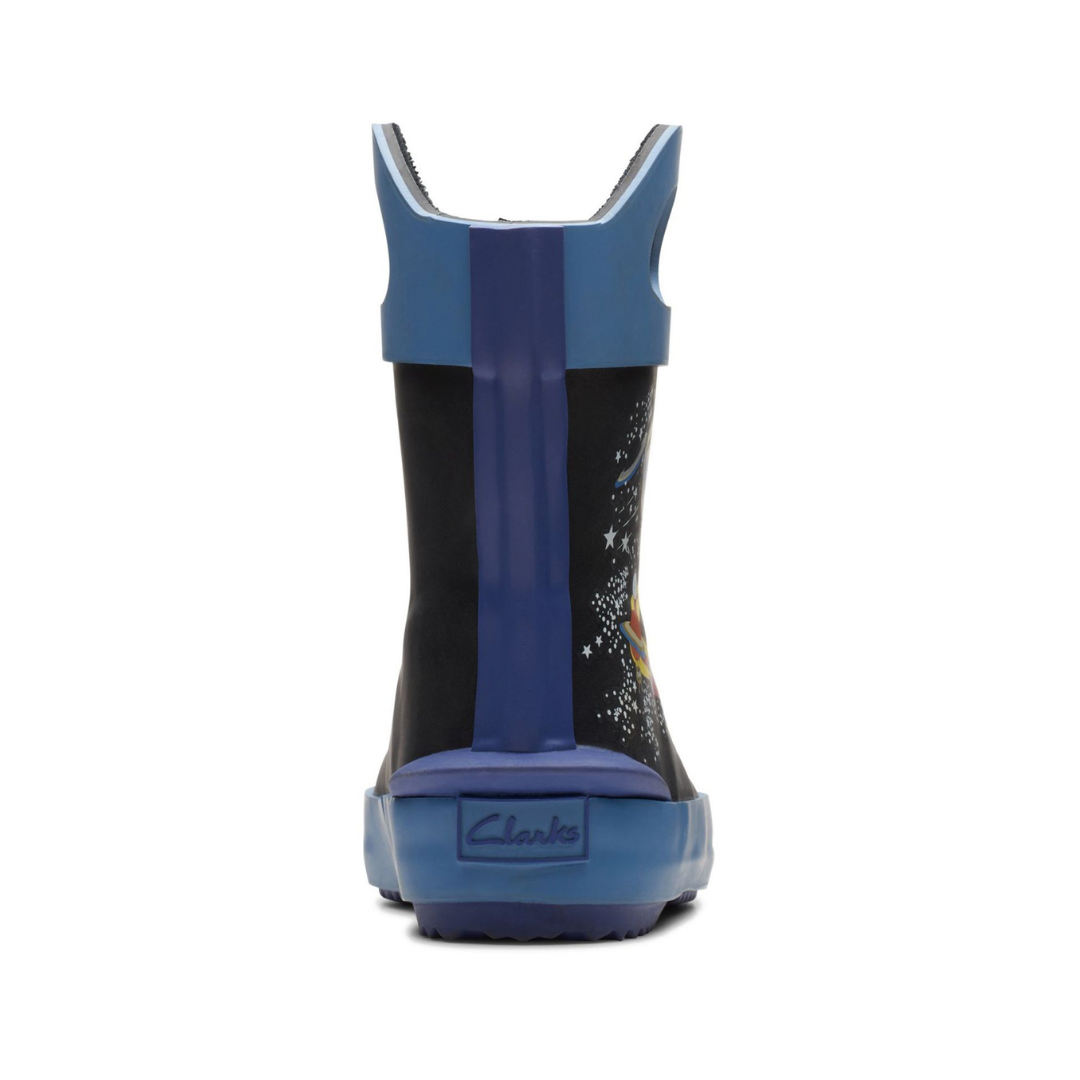 Clarks Tarri Dash Toddler Wellies | Navy Combi