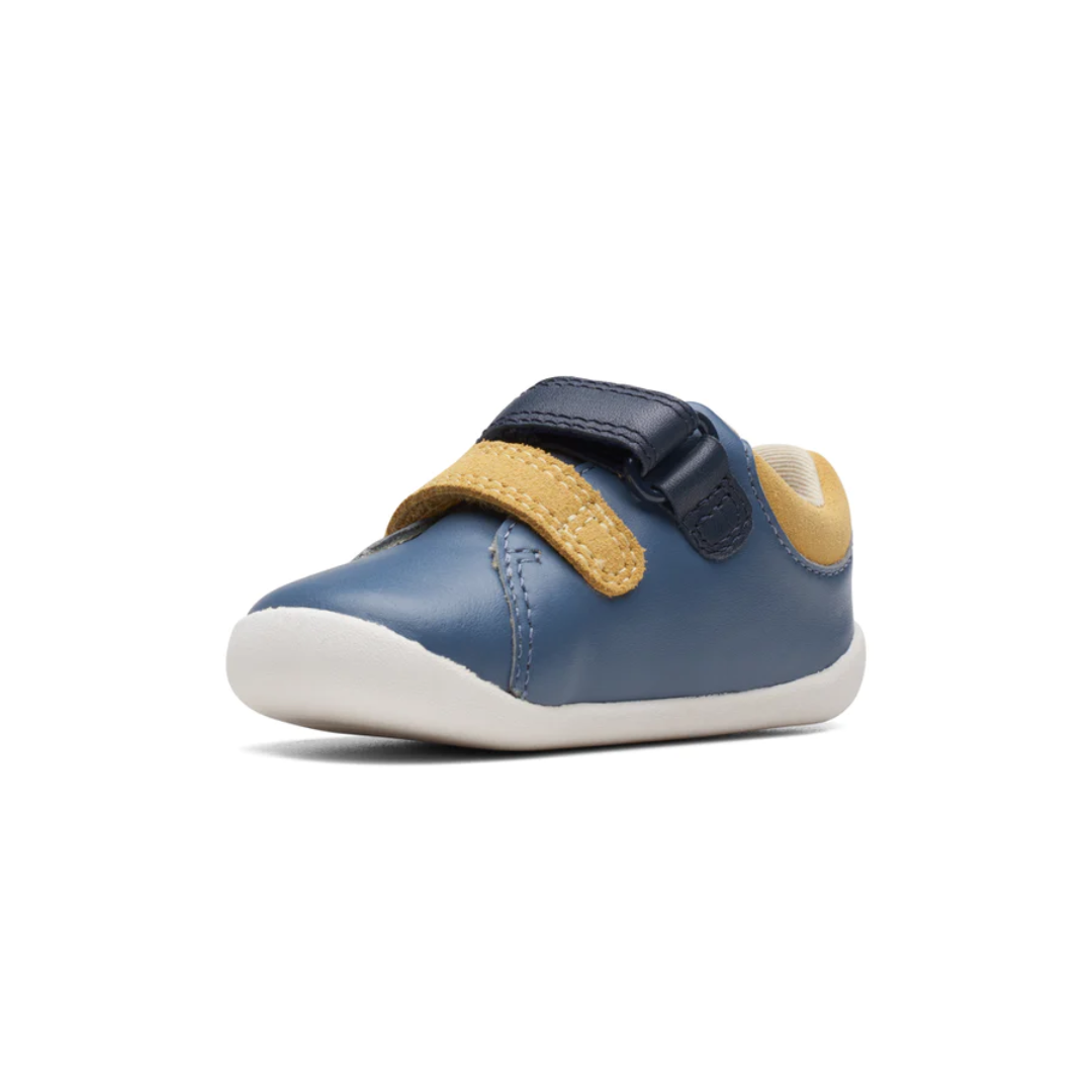 Clarks Roamer Race Toddler Shoes | Denim Blue 