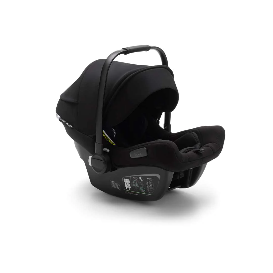 Bugaboo Dragonfly Ultimate Bundle with Turtle 360 Car Seat -  Black with Midnight Black