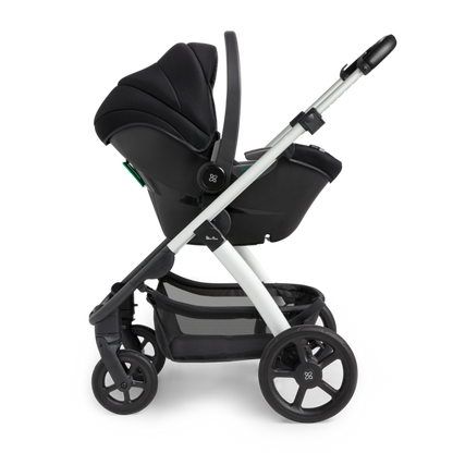 Silver Cross Tide Complete Travel System with Dream i-Size Car Seat | Sage on Silver