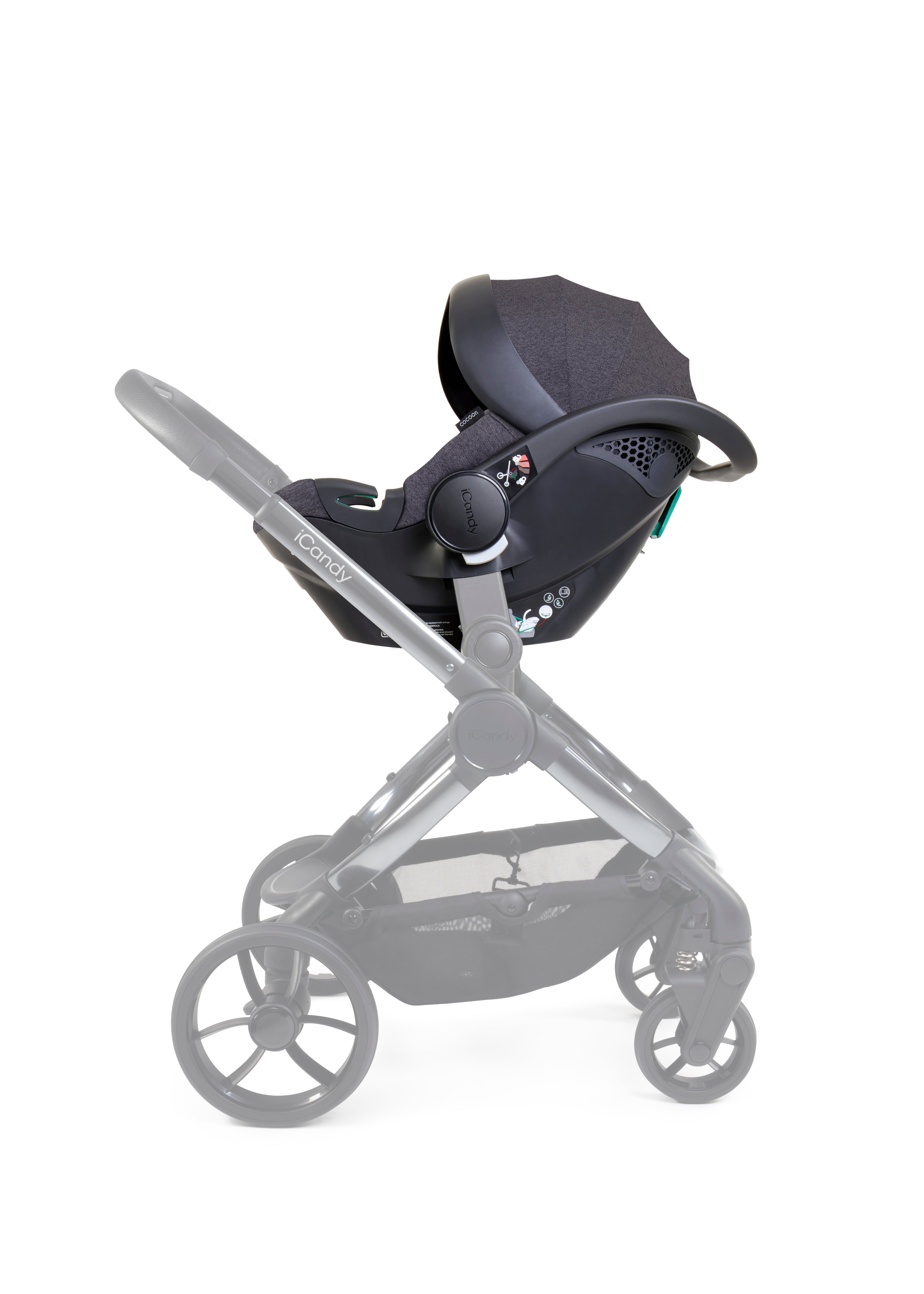 iCandy Cocoon i size Car Seat Base Dark Grey Direct4baby