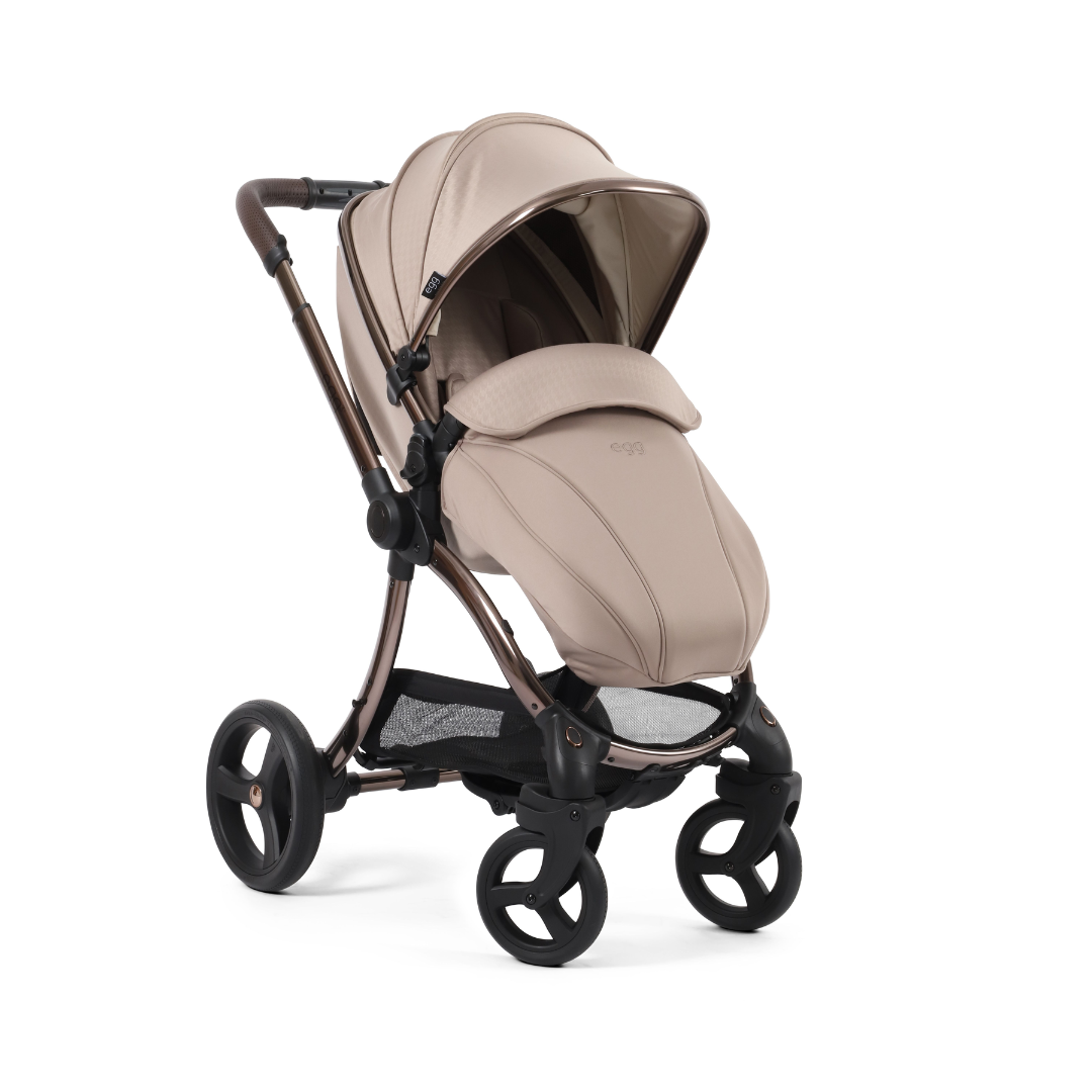 Egg 3 Stroller | Houndstooth Almond