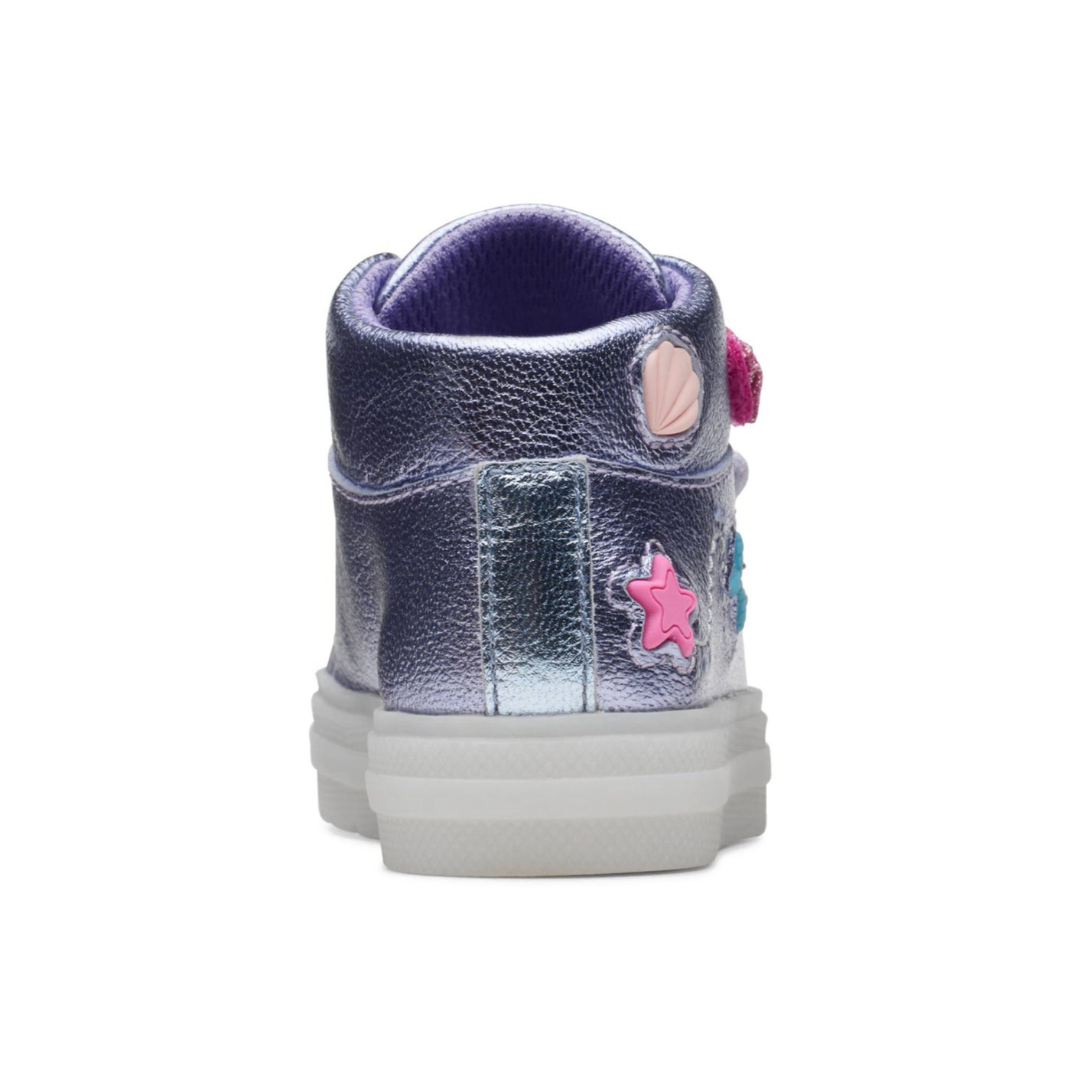 Clarks Flare Sea Toddler Boots | Purple