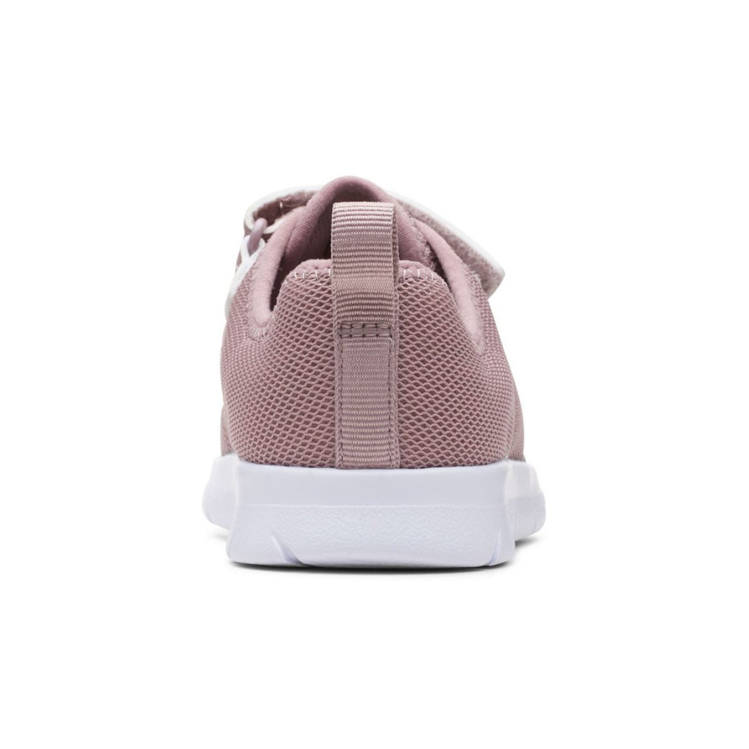 Clarks Ath Flux Kids Trainers | Pink