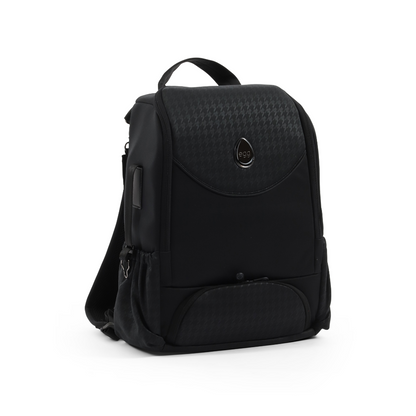 Egg 3 Toploader Backpack | Houndstooth Black