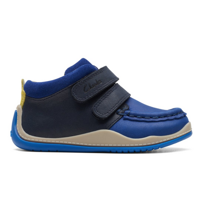 Clarks Noodle Play Toddler Shoes | Navy Combi