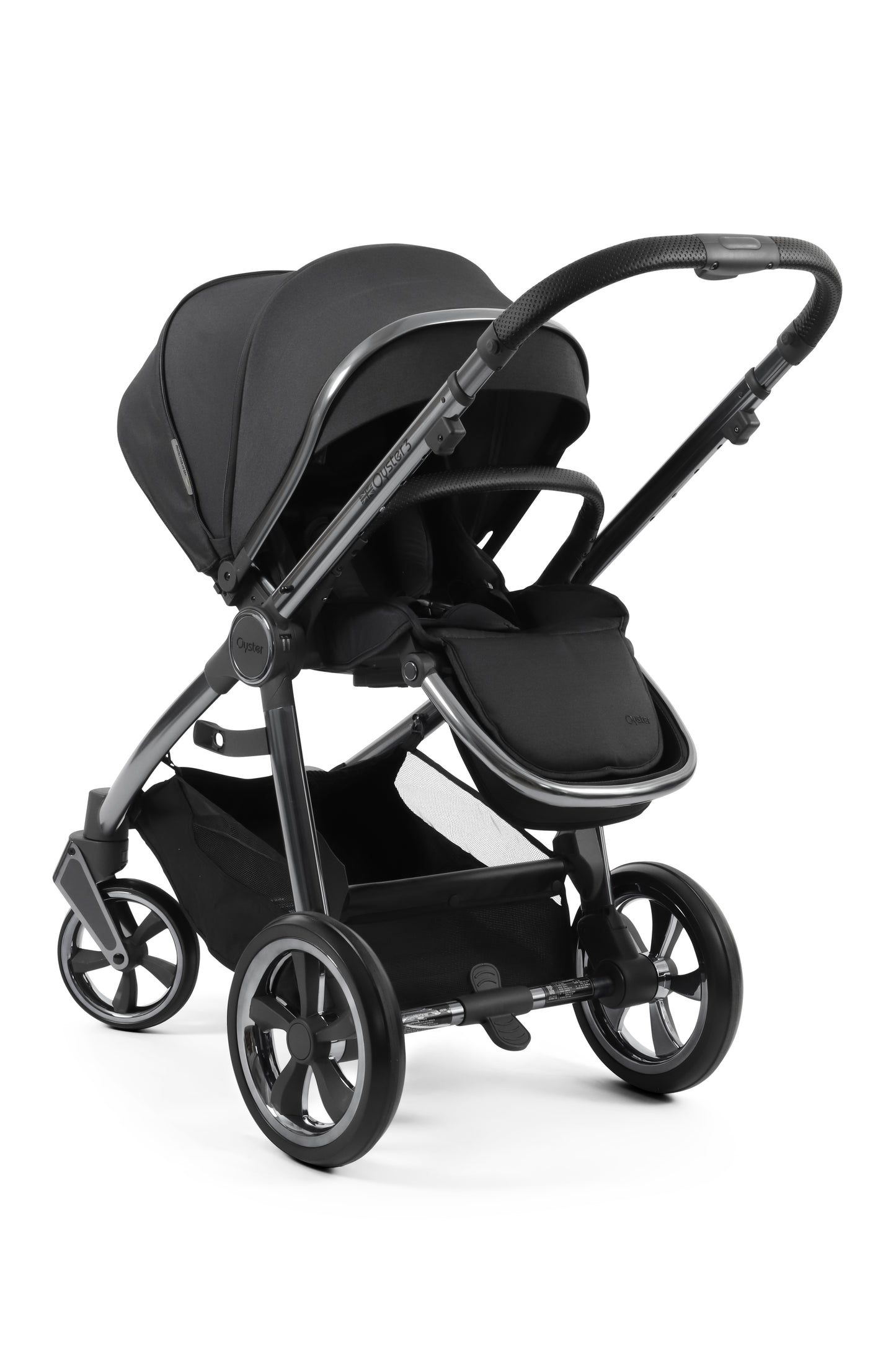 Oyster 3 Ultimate 12 Piece Maxi Cosi Pebble Pro 360 Travel System | Carbonite (Gun Metal Chassis)