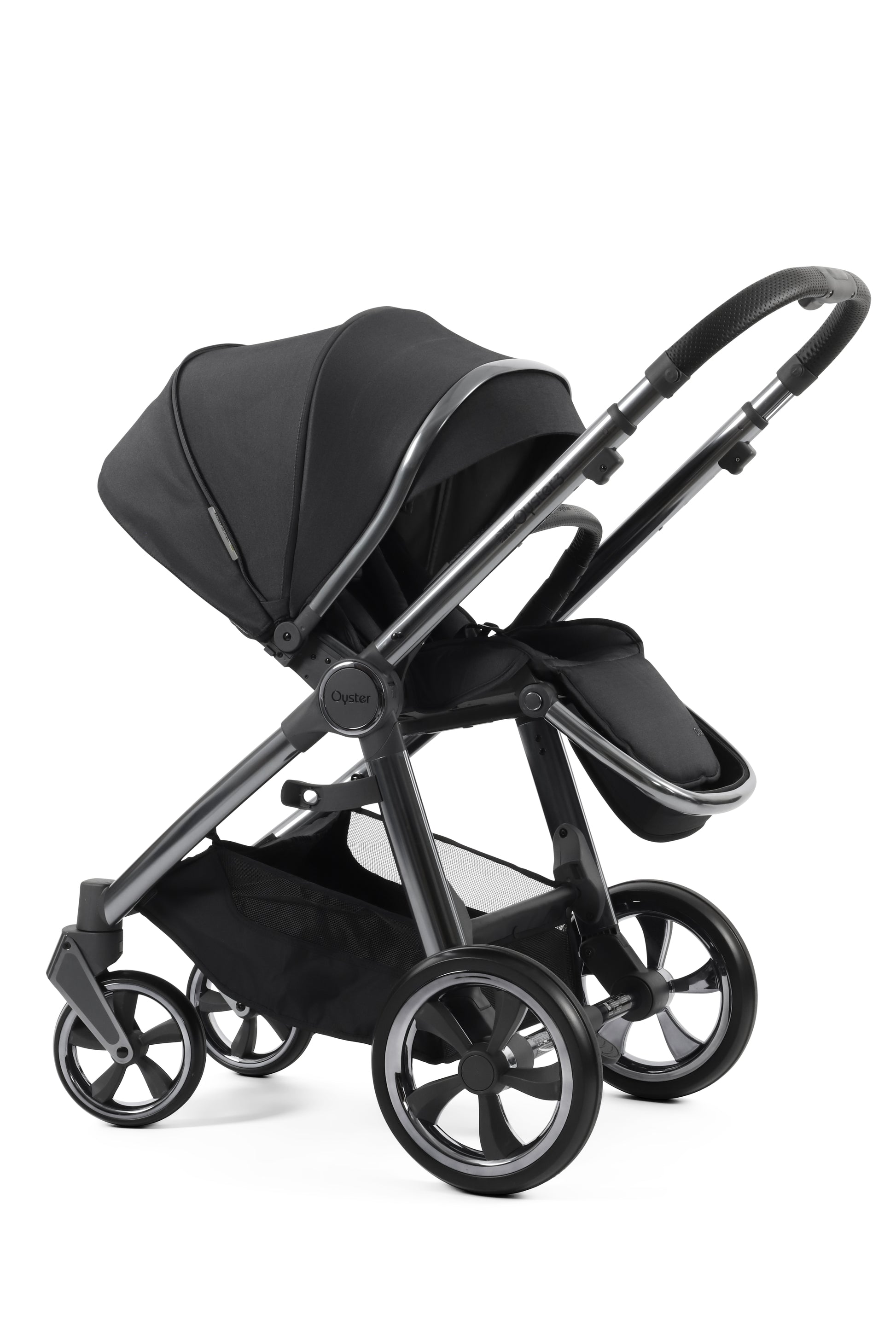 Oyster 3 Ultimate 12 Piece Maxi Cosi Pebble Pro 360 Travel System | Carbonite (Gun Metal Chassis)