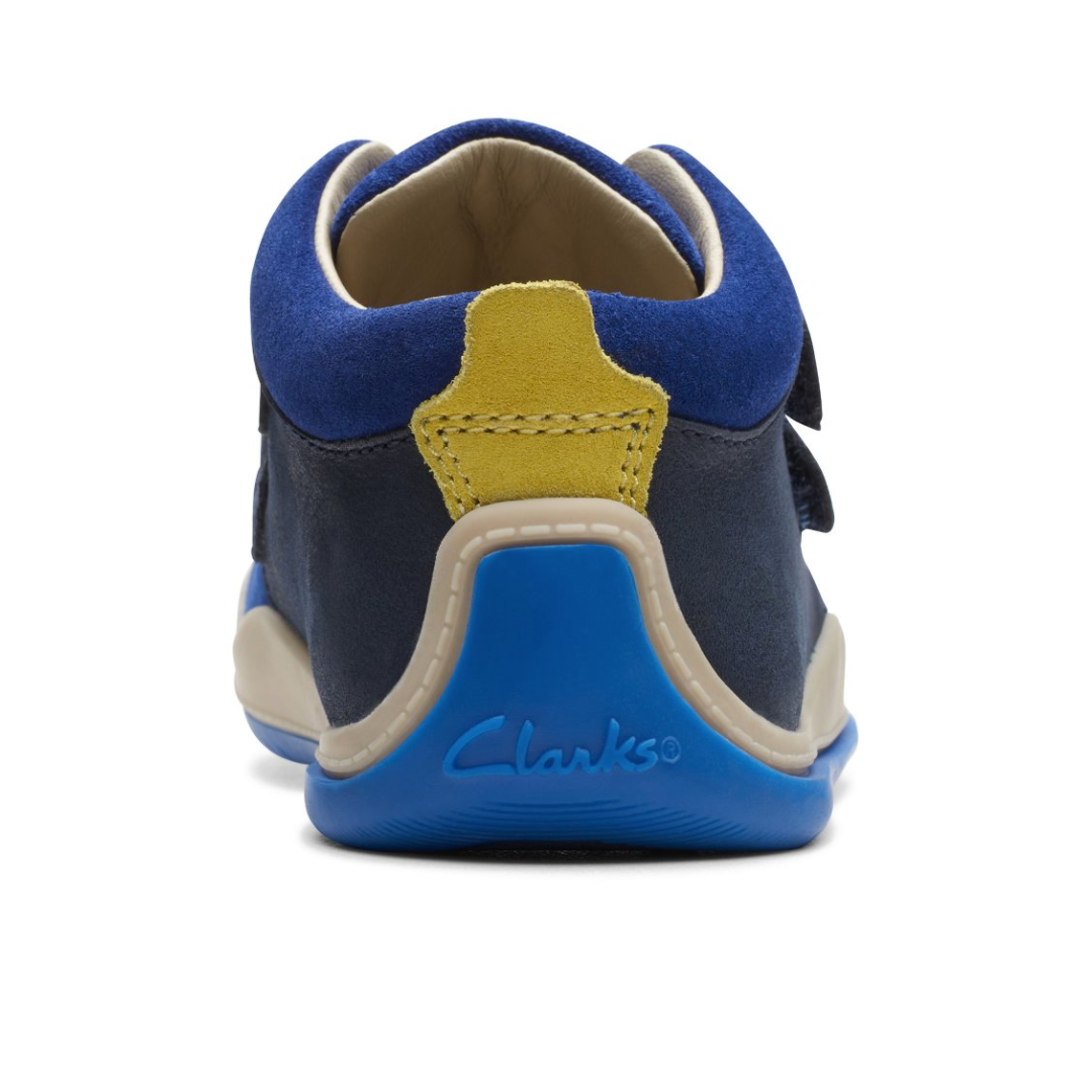Clarks Noodle Play Toddler Shoes | Navy Combi