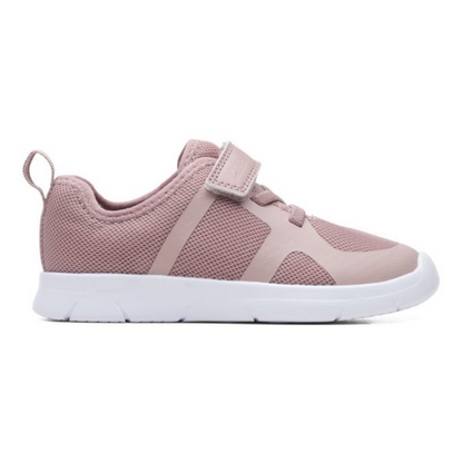 Clarks Ath Flux Kids Trainers | Pink