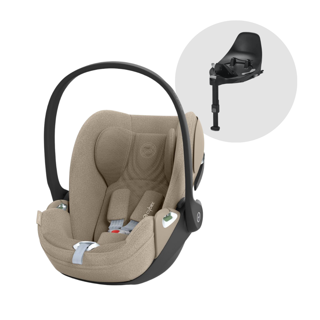 Cybex Cloud T i-Size PLUS Car Seat & Base T | Cozy Beige