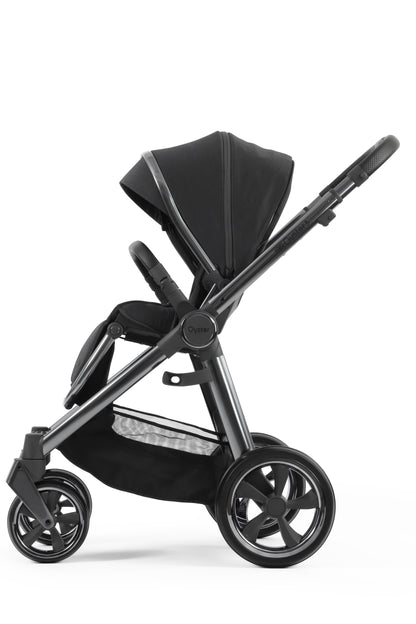 Oyster 3 Ultimate 12 Piece Maxi Cosi Pebble Pro 360 Travel System | Carbonite (Gun Metal Chassis)