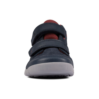 Clarks Rex Park Toddler Shoes | Navy Leather