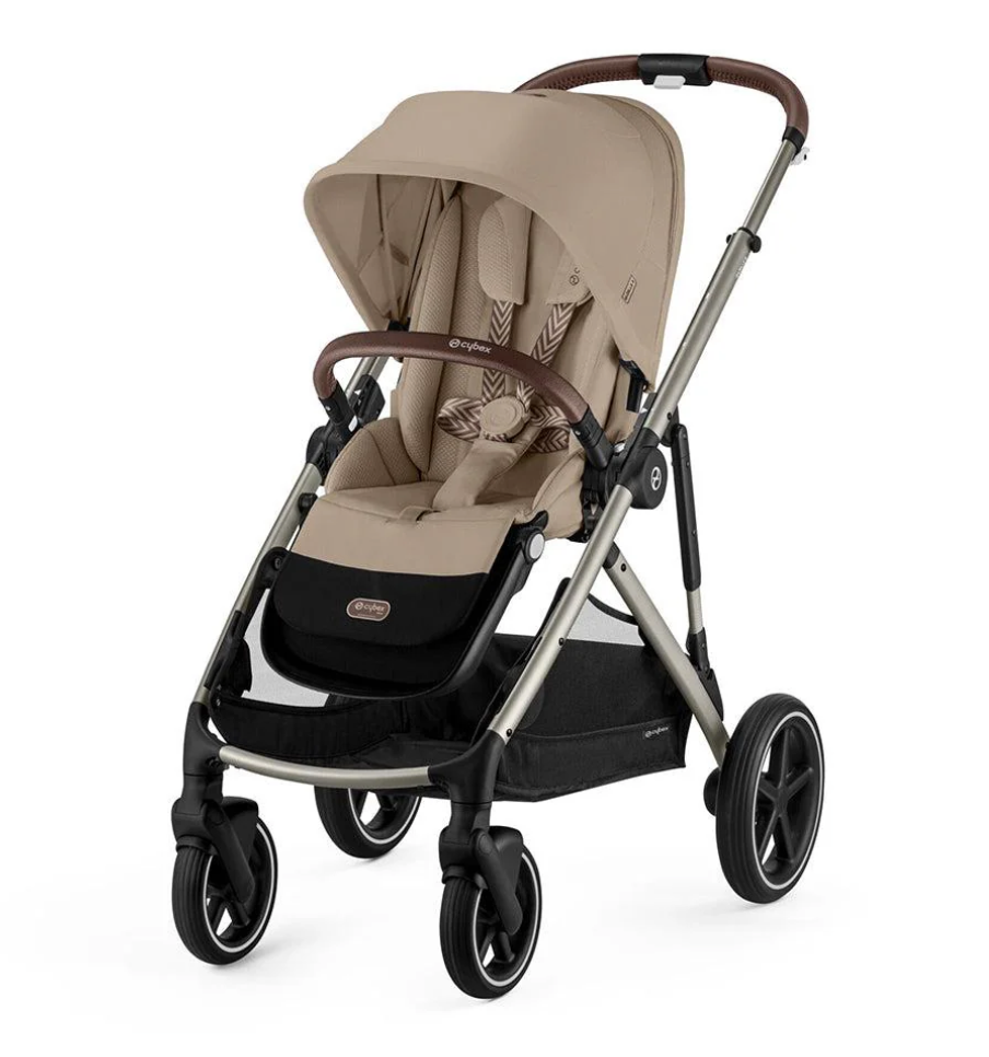 Cybex Gazelle S Pushchair | Almond Beige on Taupe Chassis