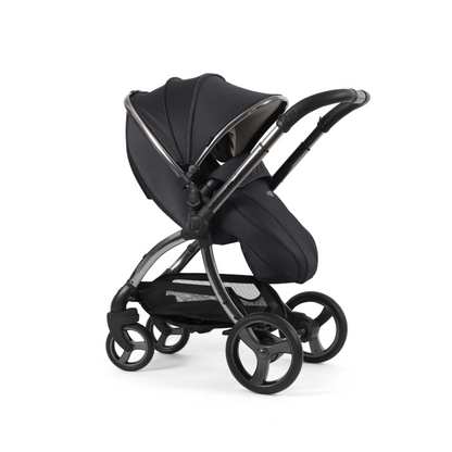 Egg 3 Stroller Luxury Travel System with Cybex Cloud T Car Seat | Carbonite