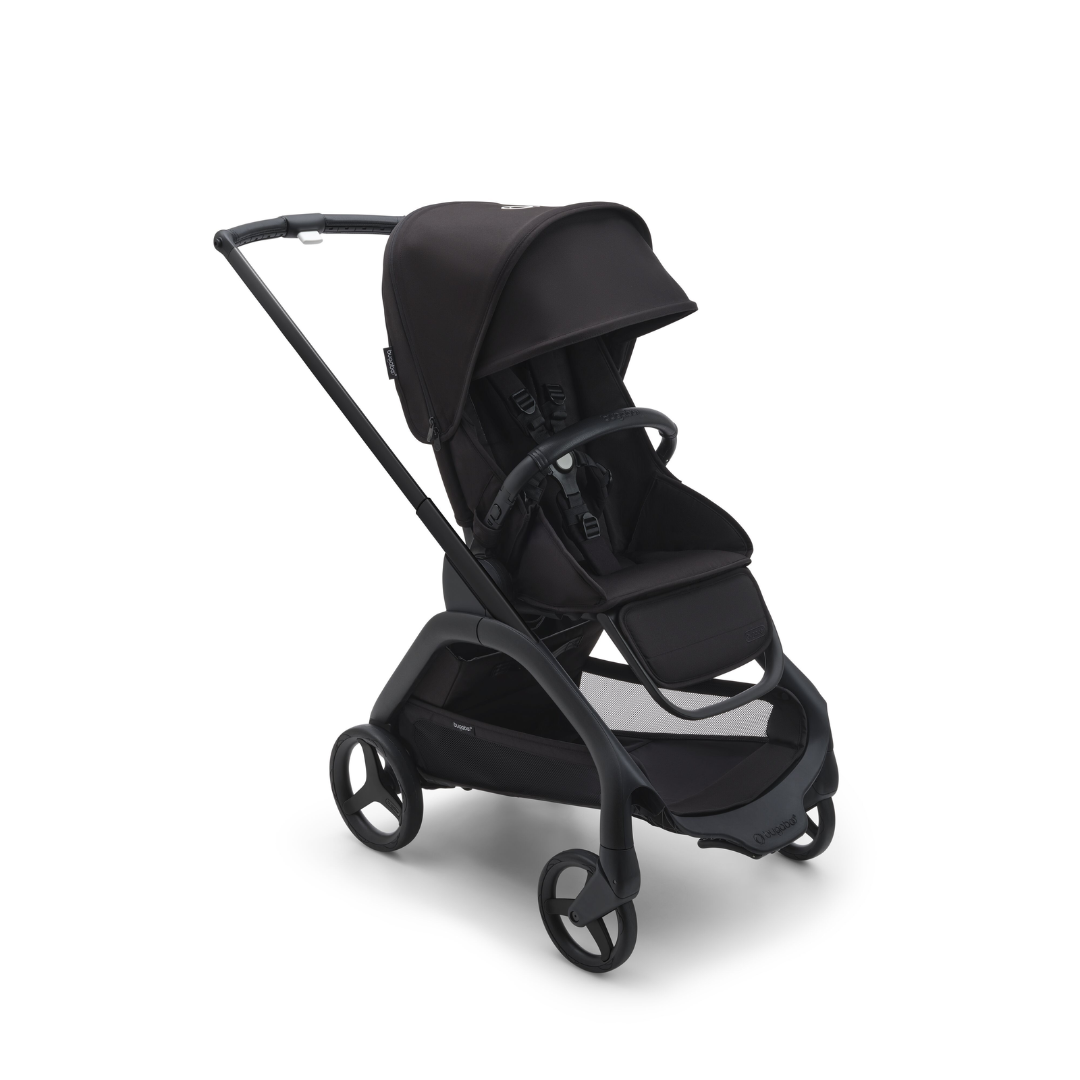 Bugaboo Dragonfly Ultimate Bundle with Turtle 360 Car Seat -  Black with Midnight Black