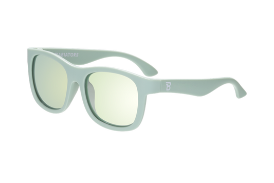 Babiators Original Mirrored Navigator Sunglasses | Seafoam Blue - 0-2y (Junior)