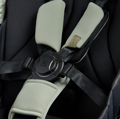 Silver Cross Tide Pushchair, Dream i-Size,Isofix & Accessory Bundle | Sage on Black Chassis