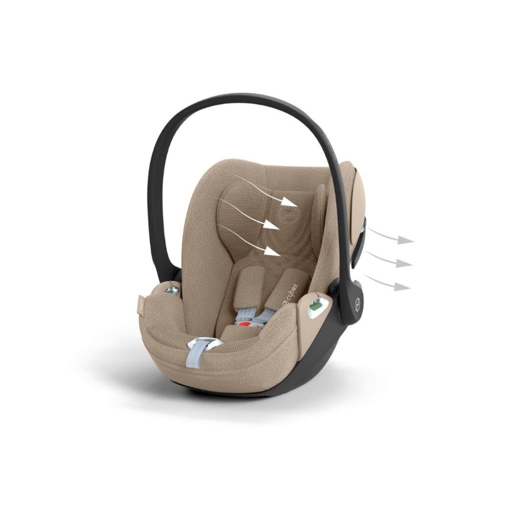 Cybex Cloud T i-Size PLUS Car Seat & Base T | Cozy Beige