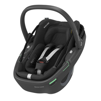 Maxi Cosi Coral 360 i-Size Group 0+ Car Seat & FamilyFix 360 Pro Base Bundle | Essential Black