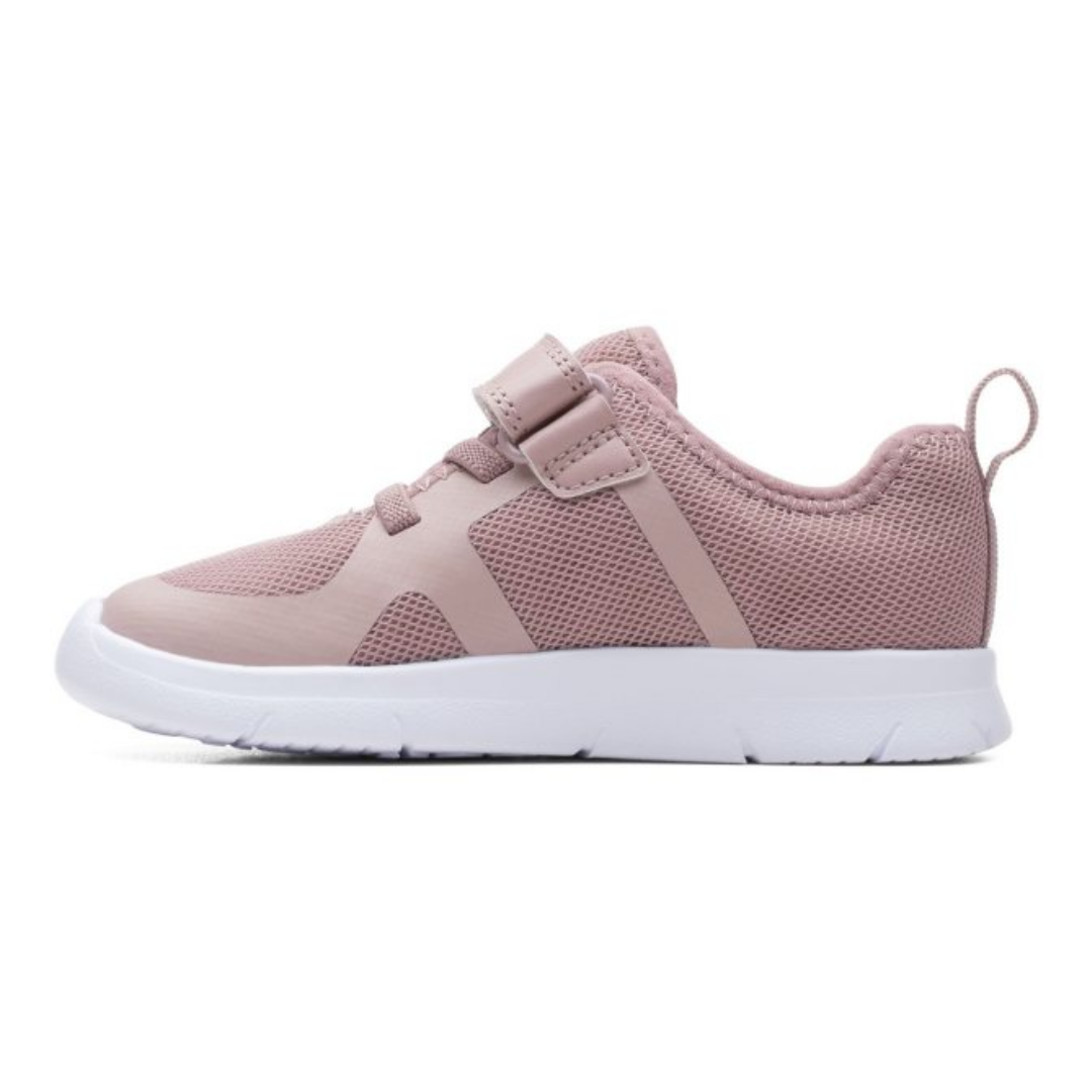 Clarks Ath Flux Kids Trainers | Pink