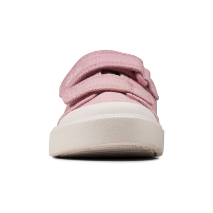 Clarks City Bright Toddler Shoes | Pink Canvas