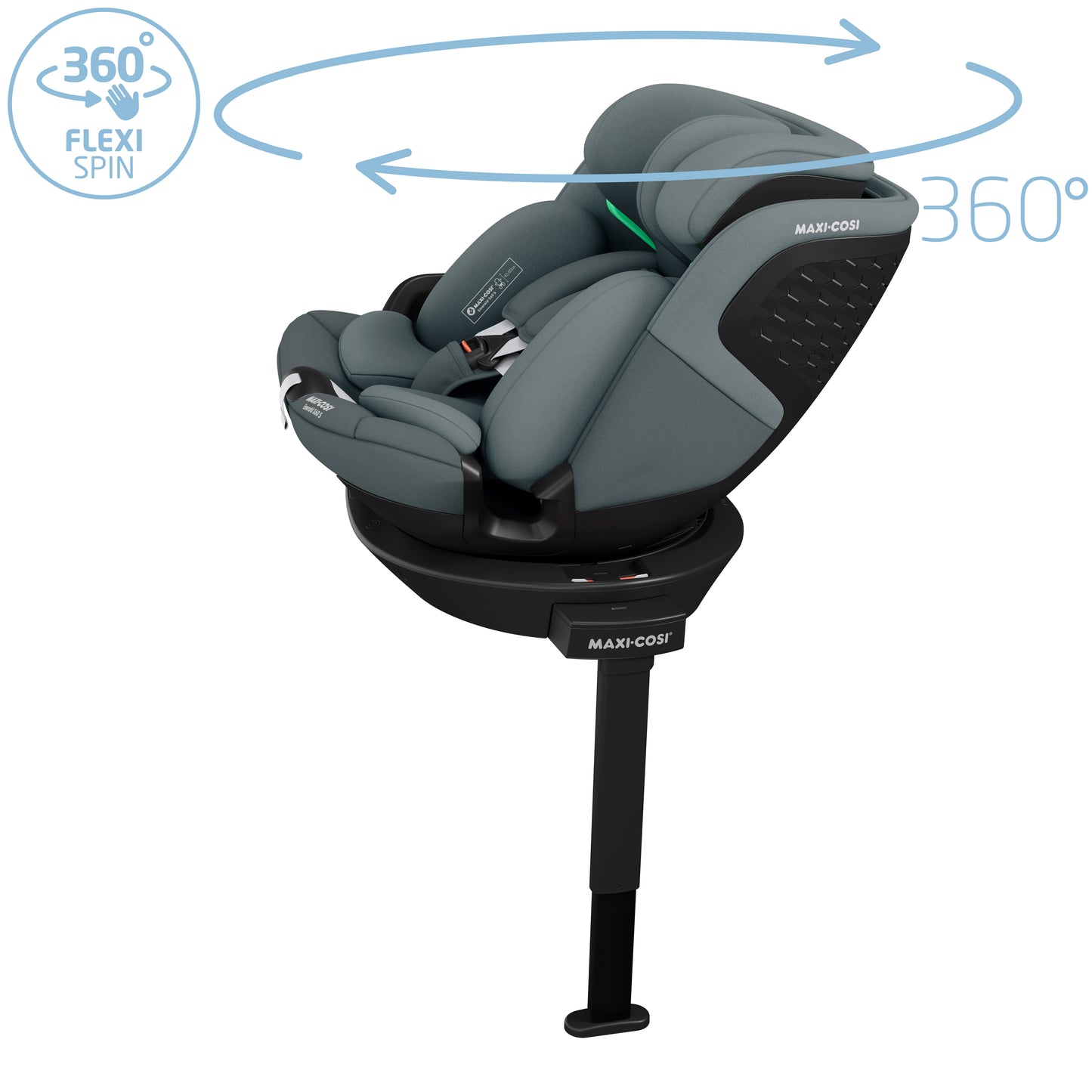 Maxi Cosi Emerald 360 S Car Seat | Tonal Graphite