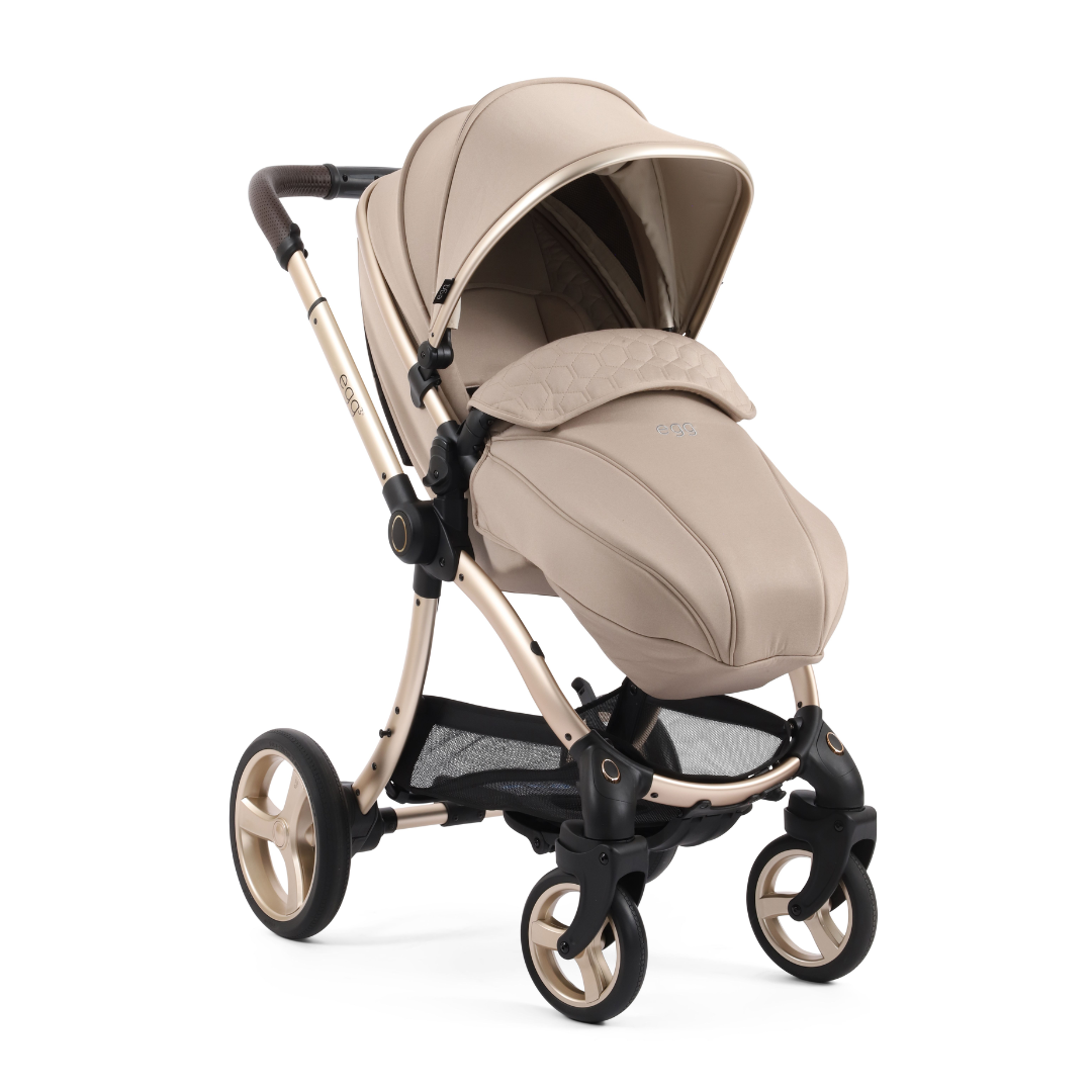 Egg 3 Stroller Luxury Travel System with Maxi-Cosi Cabriofix i-Size Car Seat | Feather