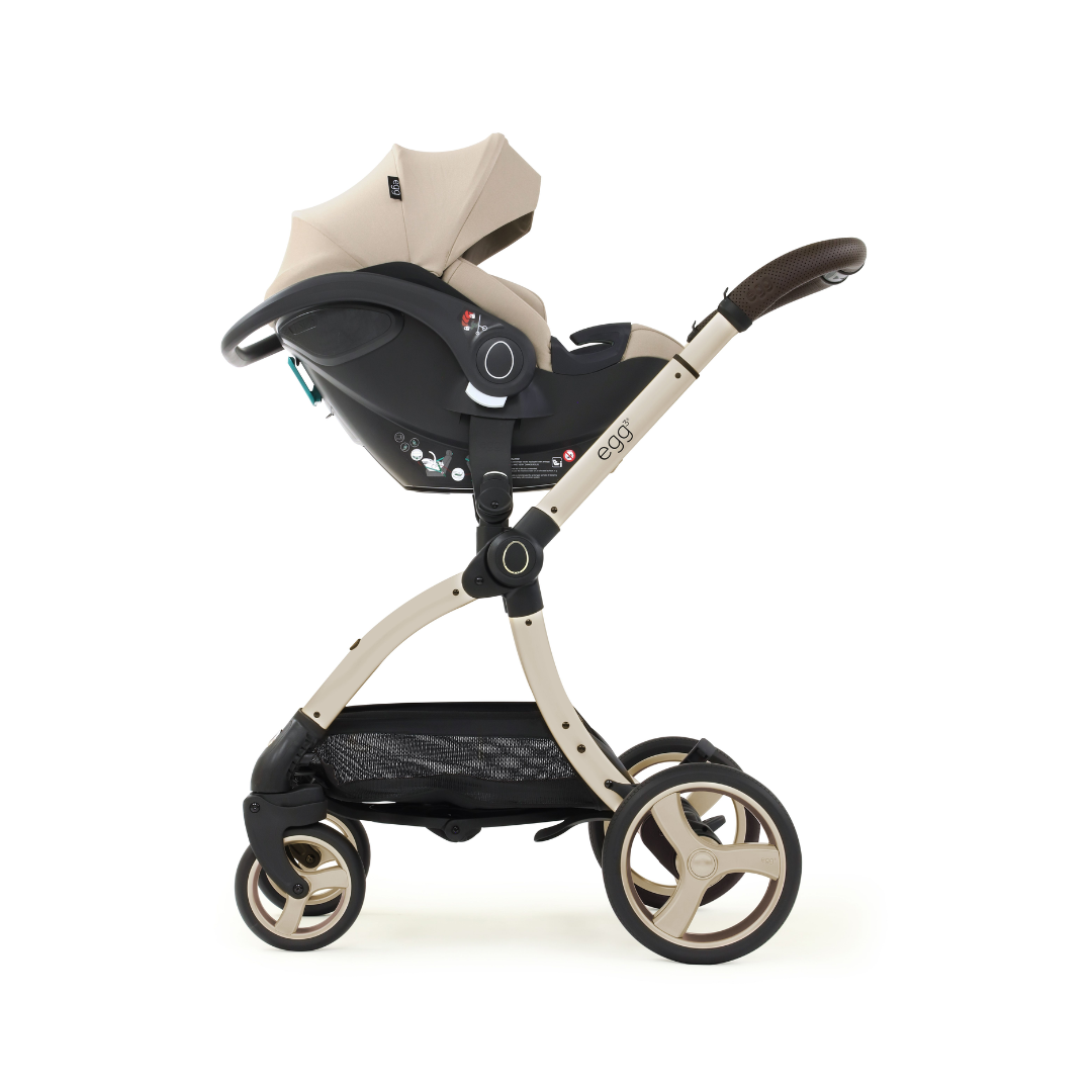 Egg 3 Stroller Luxury Travel System with Egg i-Size Car Seat | Feather