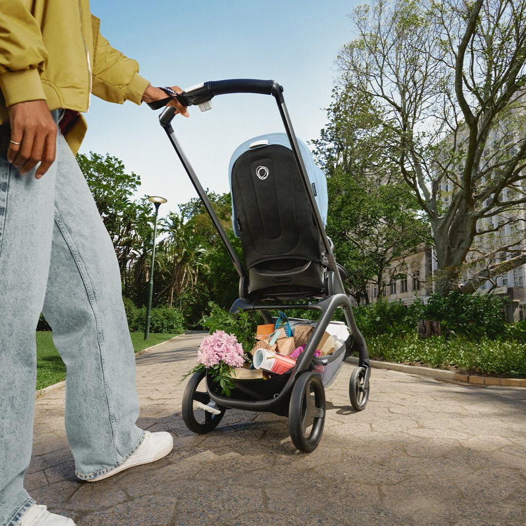 Bugaboo Dragonfly Ultimate Bundle with Maxi-Cosi Cabriofix i-Size Car Seat - Graphite with Grey Melange