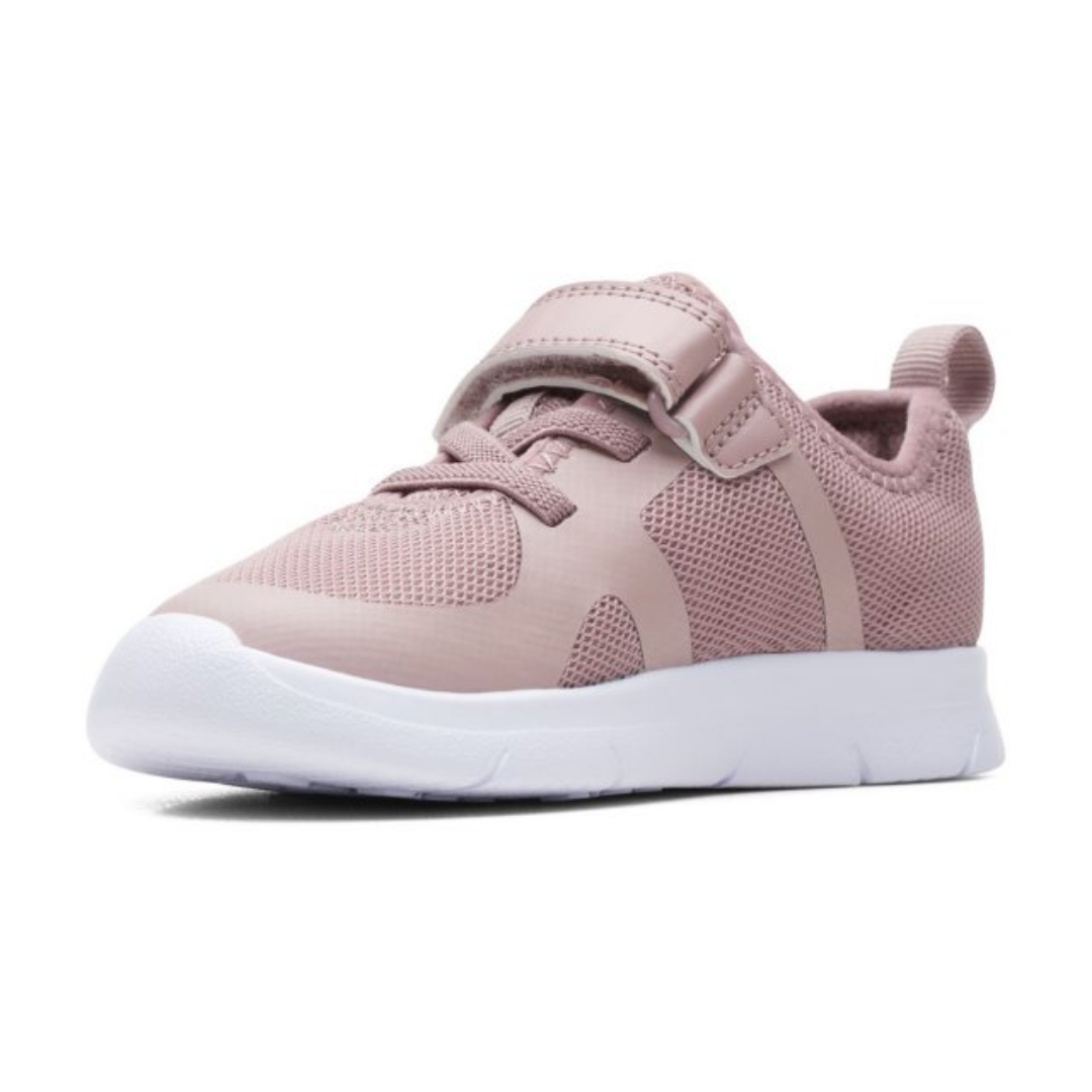 Clarks Ath Flux Kids Trainers | Pink