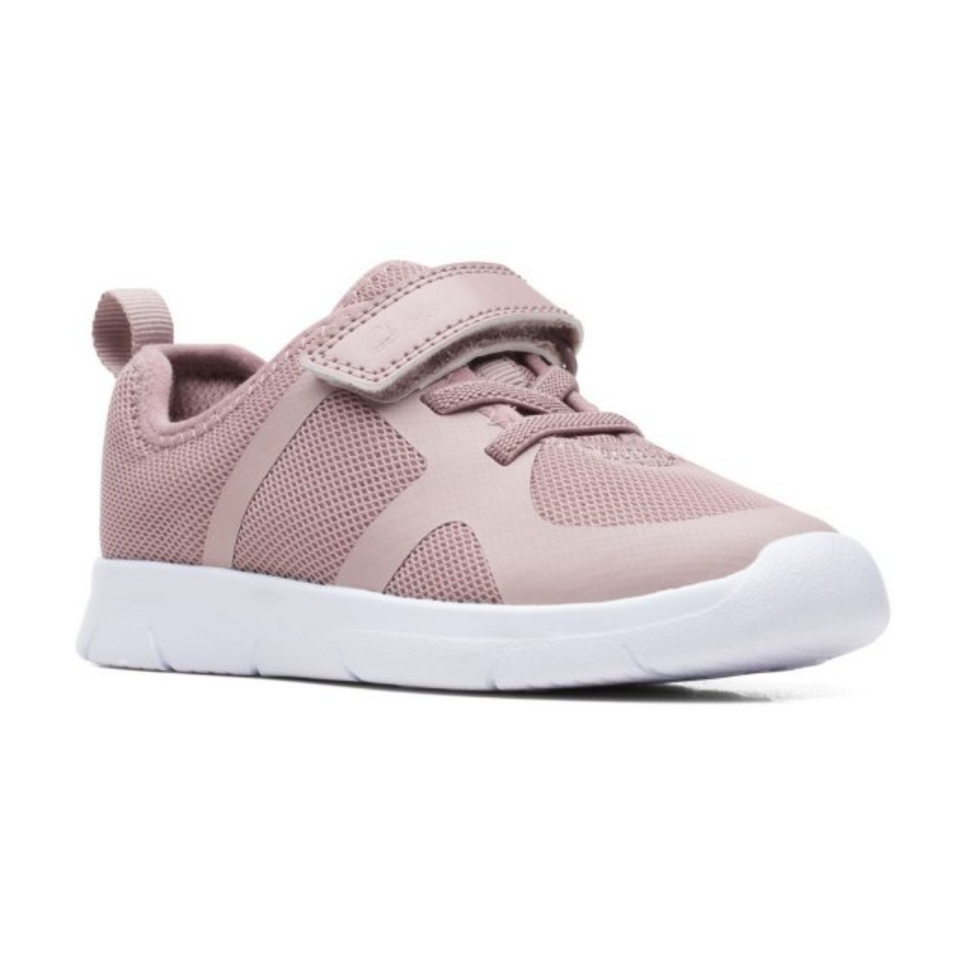 Clarks Ath Flux Kids Trainers | Pink